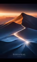 a road leads into the distance in the desert