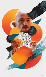 an image of the face and head of a man