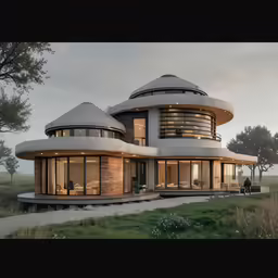 this is an architectural model of a modern home