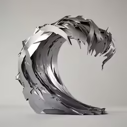 a metal sculpture on a table with lots of details