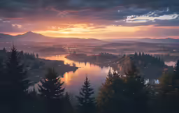 there is a mountain town that has been built