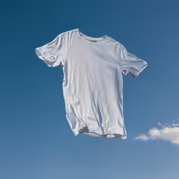 the sky is blue with some clouds in it