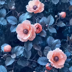 a bunch of flowers that are on some kind of tree