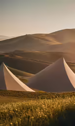 desert scenery with mountains in the background