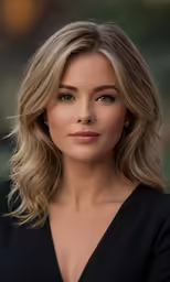a beautiful blonde woman posing for a picture