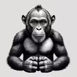an image of a gorilla holding a ball
