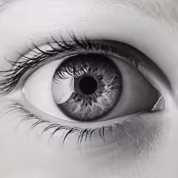 the image of an eye looking into the distance