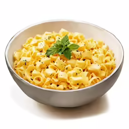 a close up view of some macaroni and cheese