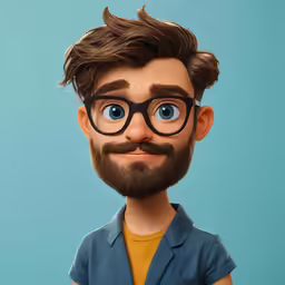 a man with eye glasses and a beard