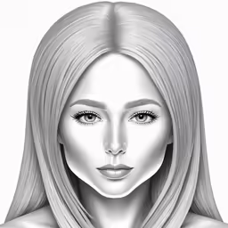 a woman with long blonde hair is shown