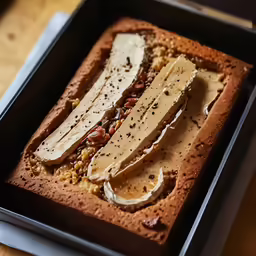 cake made from nut butter and brown sugar