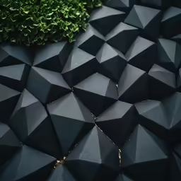 an array of shapes on the ground for wallpaper