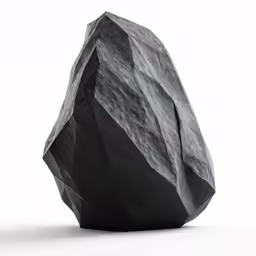 an unusual rock sits on the floor