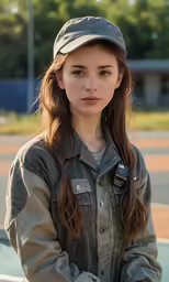 an image of a beautiful girl that is posing