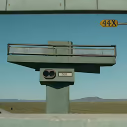 a stop light that is very close to the road
