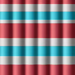 closeup of striped red, blue and silver metallic foil