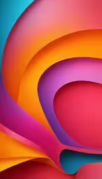 an abstract red and pink design,colorful abstract art piece background that looks like paper