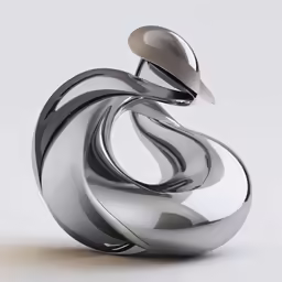 an abstract metal sculpture in the shape of a sphere