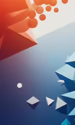 an abstract image of an abstract image of several cubes