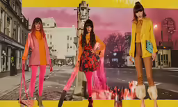 fashion photography of three women in different poses