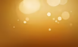some orange, yellow and white circles are in the sky