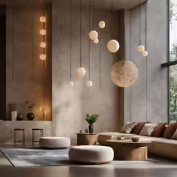 a large room filled with lots of couches and coffee tables