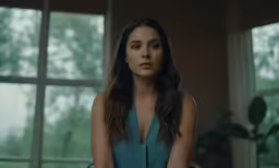 a close up of a person sitting at a table with a cake