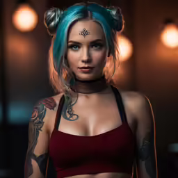 an image of a woman with tattoos on her arm
