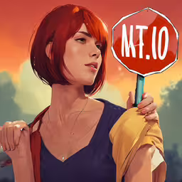a person holding a sign that reads atm 10,a woman holding up a sign with the letter at 10