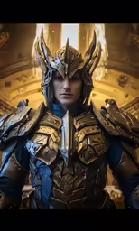 an image of a man in armor posing
