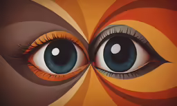 a close up image of two blue eyes
