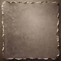 a piece of gray paper with some brown edges