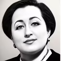 woman in black dress and silver necklace with diamond earring