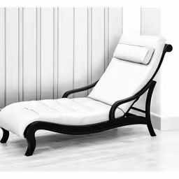 the modern lounge chair is available in two sizes