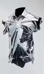 a piece of glass that has been taped together