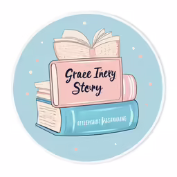 a stack of books with the words green they story