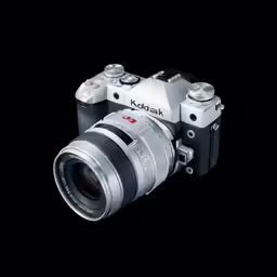 a camera with its lens on top