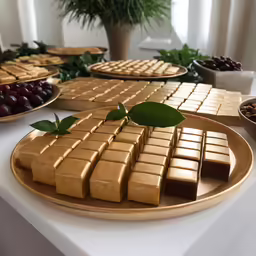 a bunch of food items on a table