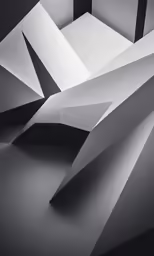 a black and white image of some shapes