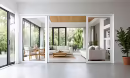 a large open room with lots of furniture