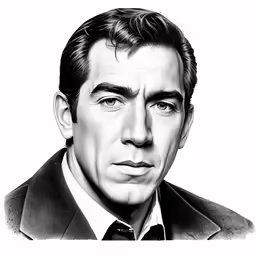 the famous actors are depicted in this black and white illustration