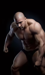 a man posing for a picture with his underwear on