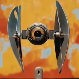 a view through a close up of an object