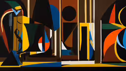 colorful abstract paintings with a large painting on the wall,an image of art painting abstract art in multi colors