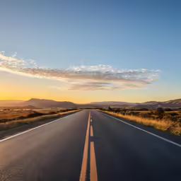 a highway leading off into the distance