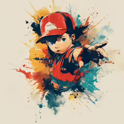 the baseball player is wearing a red uniform