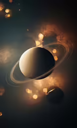 several planets, including the sun and stars