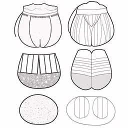 the cut outs and designs of different underwear