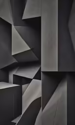 a very modern architectural image of a black and white design