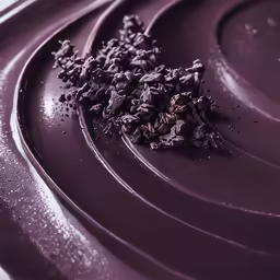 a pile of chocolate chips with the top of them sliced off